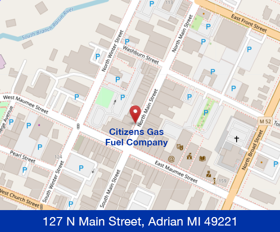 Map 127 N Main St Adrian, MI 49221